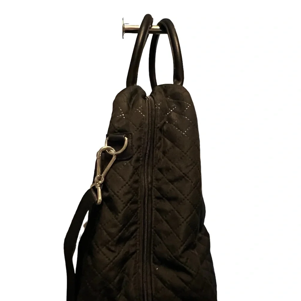 Vera Bradley Black Lay Flat Weekender - Picture 7 of 9